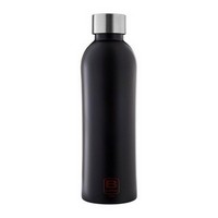 photo B Bottles Twin - Matt Black - 800 ml - Double wall thermal bottle in 18/10 stainless steel 1